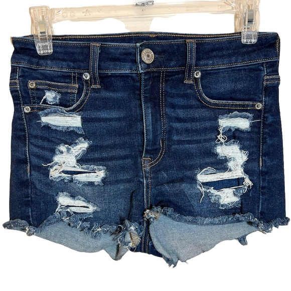 American Eagle Outfitters Pants - American Eagle Outfitters next level stretch distressed denim shorts size 4